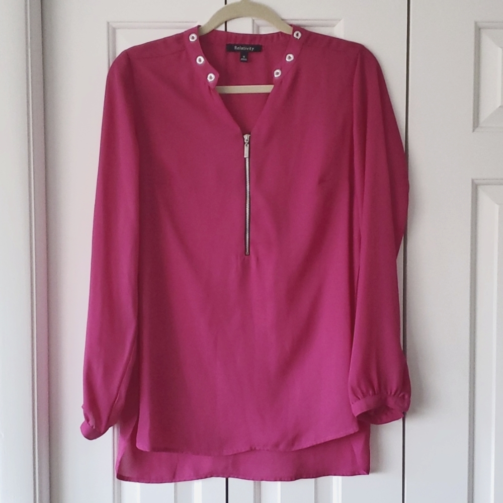 Relativity Pink Blouse